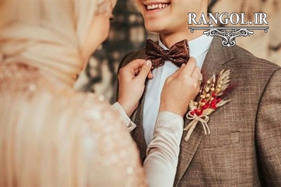 ژست عکاسی عقد محضری عروس داماد 1 rangol