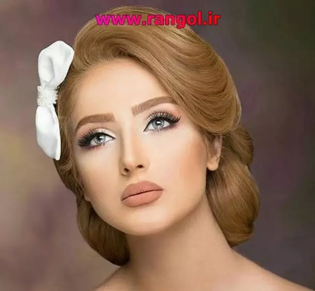 مدل تاج و گل سر و ریسه گل و پاپیون عروس